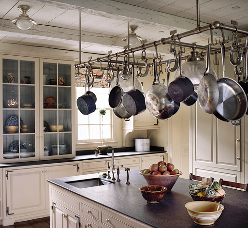 Kitchen Planning and Design :: Pot racks