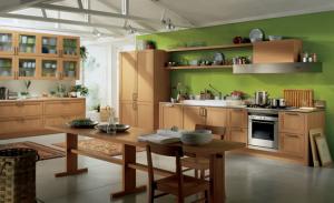 green kitchen