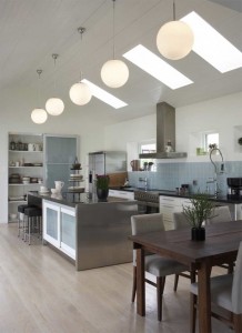 Kitchen with natural light